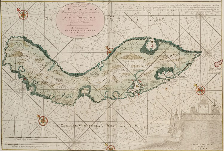 Zeekaart Curaçao