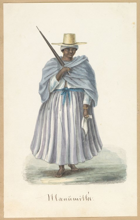 Vrijverklaarde Surinaamse vrouw